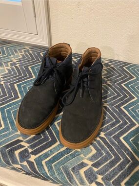 Stacy Adams Mens Delsom Chukka Navy size 8